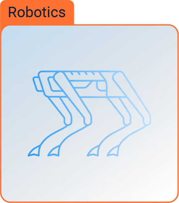 A robotic dog identified by AI